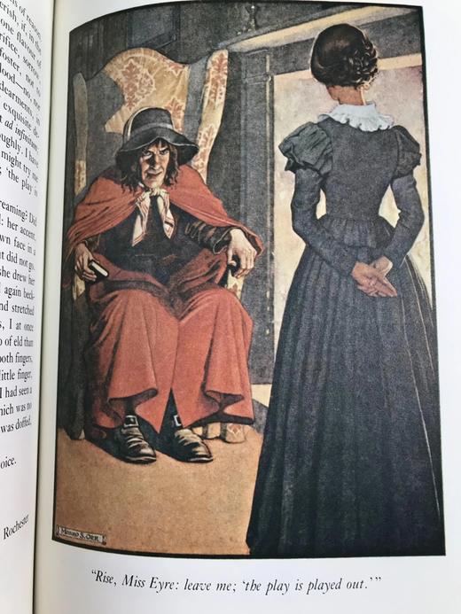 限量版！夏洛蒂・勃朗特《简・爱》 配插图 富兰克林图书馆豪华皮装本 商品图5