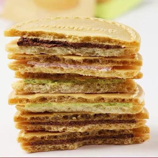 红帽子曲奇薄饼|这薄饼我能炫一辈子，当平时的碎嘴零食～一块薄薄的，没有负担四个味道，都是独立包装的，太方便了！包装设计也很讨喜~ 商品图3