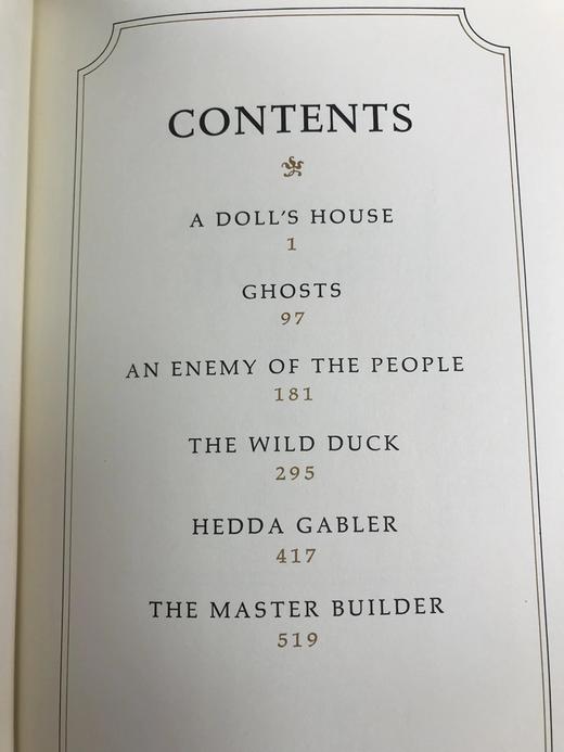 限量版！亨利克・易卜生《易卜生六部剧作集》 配插图 富兰克林图书馆豪华皮装本 商品图4