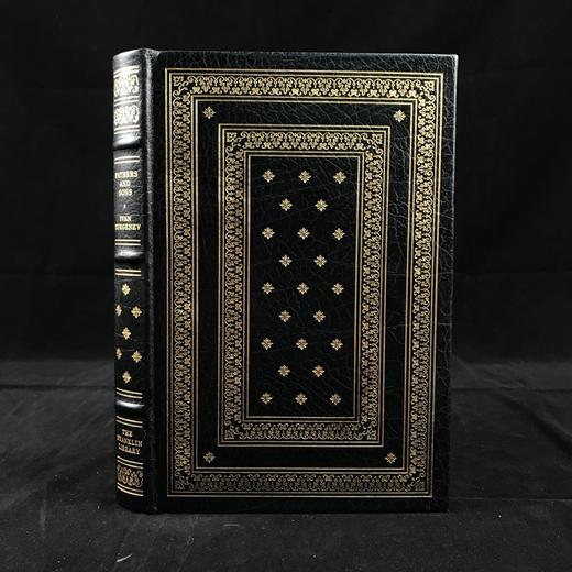 限量版！伊凡・屠格涅夫《父与子》 配插图 富兰克林图书馆豪华皮装本 商品图0