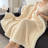 热卖！超软糯！恒源祥 2026新款 塔芙绒羊羔绒双层盖毯 超厚超柔软 7色可选（单盖毯 无枕套） 商品缩略图5