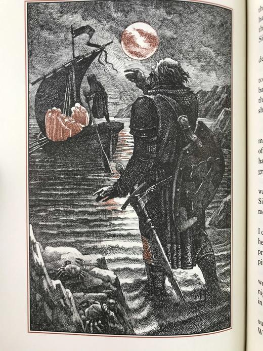 理查德·巴伯《亚瑟王传奇》 16幅插图 弗里欧书社函装本 商品图7