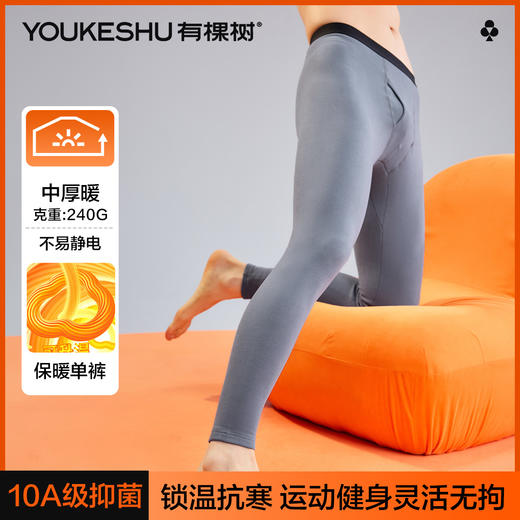 【清仓捡漏】【L-2XL】【有棵树】男士德绒磨毛保暖裤 商品图3