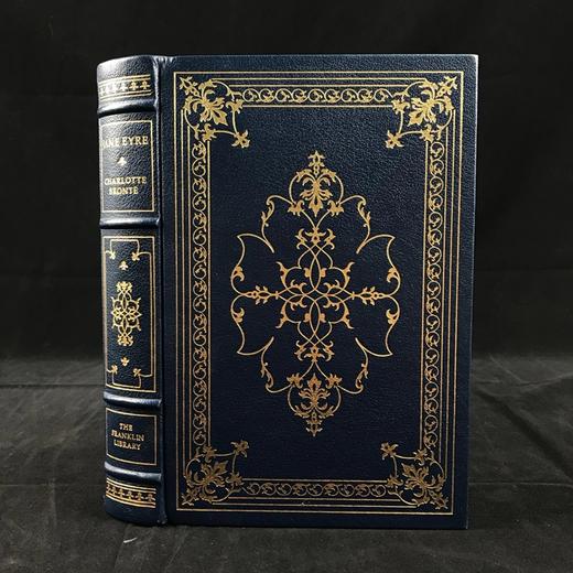 限量版！夏洛蒂・勃朗特《简・爱》 配插图 富兰克林图书馆豪华皮装本 商品图0