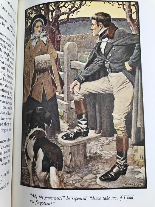 限量版！夏洛蒂・勃朗特《简・爱》 配插图 富兰克林图书馆豪华皮装本 商品图8