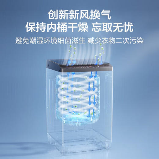 海尔（Haier）波轮洗衣机10公斤全自动大容量变频一级直驱电机+七维减震+超净洗XQB100-BZ20X0 商品图5