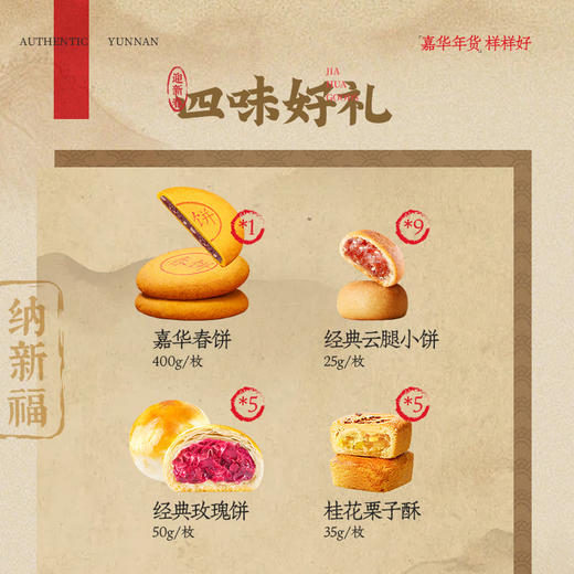 新春分享礼1050g 新春送礼盒 商品图4