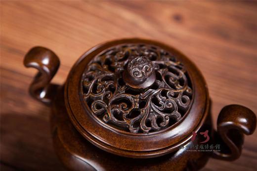 陈巧生制 海棠熏炉铜炉仿古宣德炉 可收藏送礼 商品图3