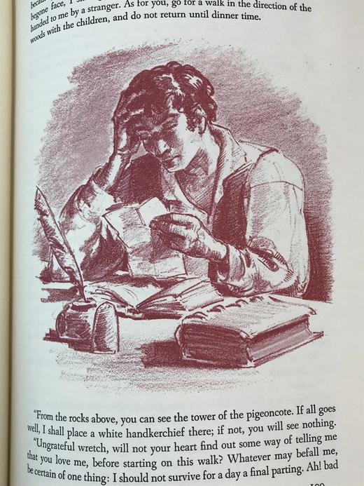 司汤达《红与黑》配多幅精美彩色插图 豪华皮装 商品图13