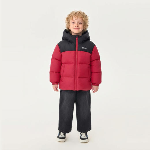 【无氟防泼水】马克珍妮男女童超轻加厚羽绒服冬装新款551685 商品图1