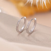 【梦圆】S925纯银镀金圆圈耳饰【CW-EJ00758】 商品缩略图2