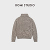 ROMI STUDIO“羊毛花纱”彩点高领套头简约老钱毛衣 RWDSST1830 商品缩略图1