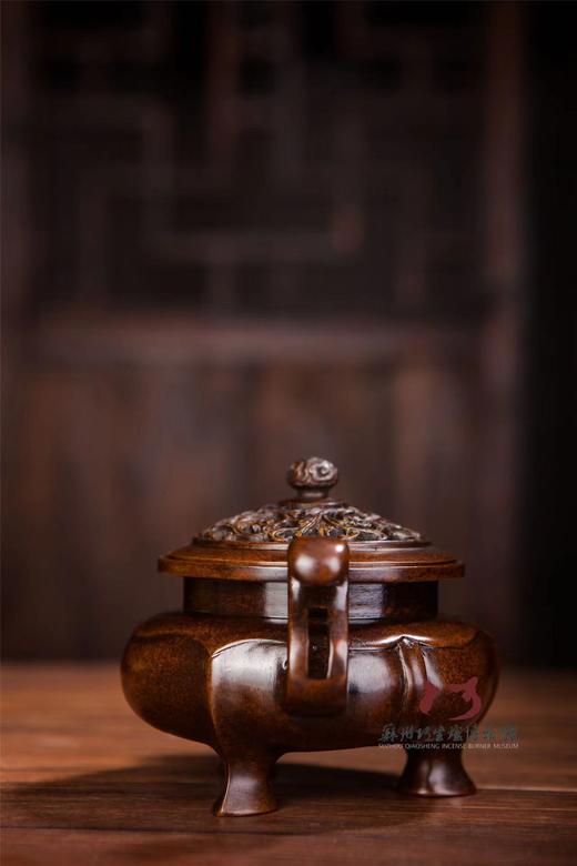 陈巧生制 海棠熏炉铜炉仿古宣德炉 可收藏送礼 商品图2