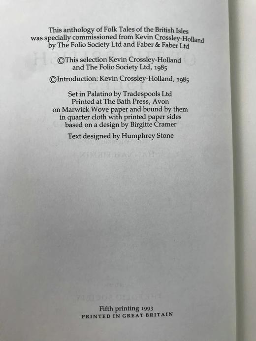 不列颠群岛民间故事集 配插图 弗里欧书社函装本 商品图4