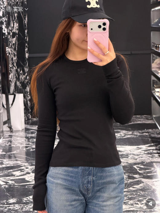 赛琳 最新款 基础弹力长袖打底衫(KX*MM) 商品图1