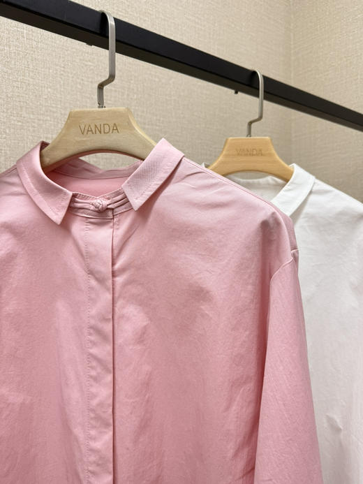 精梳棉设计风衬衣 商品图1