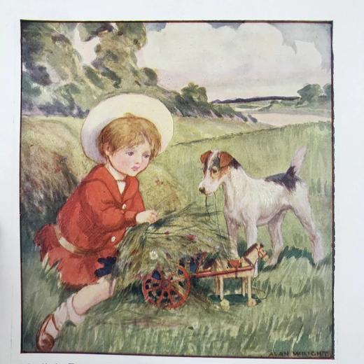 约20世纪早期 我的图画诗集 配大量精美彩色插图 精装18开 商品图13