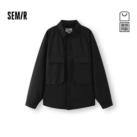 都市护身服|商场同款森马夹克男春季纯色衬衫外套2026款三防上衣 商品图0