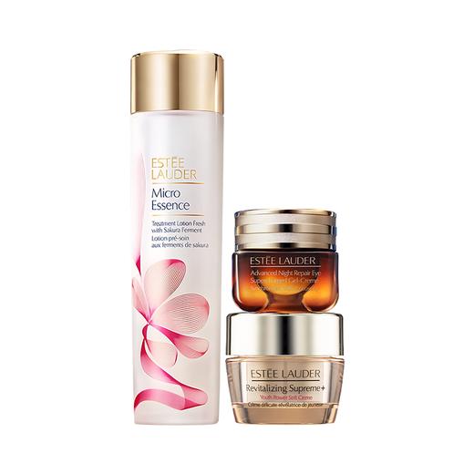 雅诗兰黛樱花原生液200ml+雅诗兰黛小棕瓶眼霜15ml+雅诗兰黛智妍面霜15ml（清爽） 商品图11