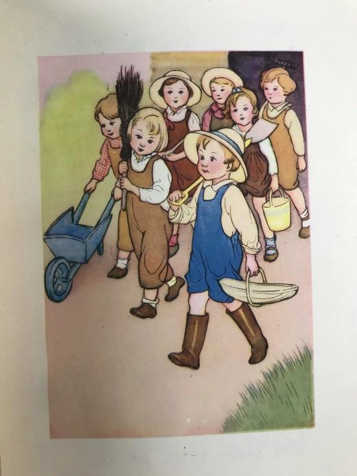 1941年 阿米莉亚安妮当老师 配精美彩色儿童插画 精装32开 商品图13