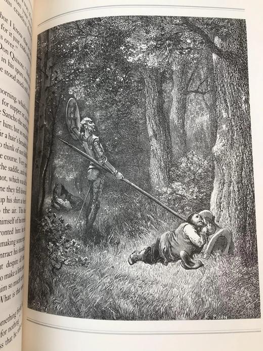 限量版！含藏书票 塞万提斯《堂吉诃德》 配多雷插图 富兰克林图书馆豪华皮装本 商品图8