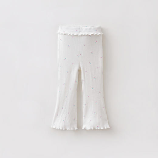 马克珍妮碎花满满女童弹弹微喇裤2026年春装新款560086 商品图3