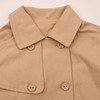 棉果果春季新品女童梭织斜纹甜美洋气卡其色翻领网纱风衣M122130226105 商品缩略图5