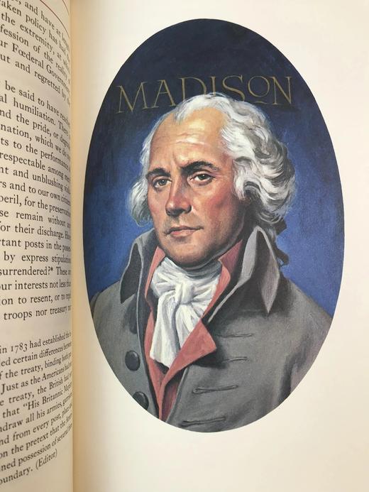 限量版！亚历山大・汉密尔顿《联邦党人文集》配插图 富兰克林图书馆豪华皮装本 商品图5