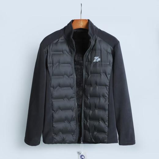 【25立领羽绒服】加绒款90鸭绒男女同款羽绒服摇粒绒保暖外套03h 商品图5