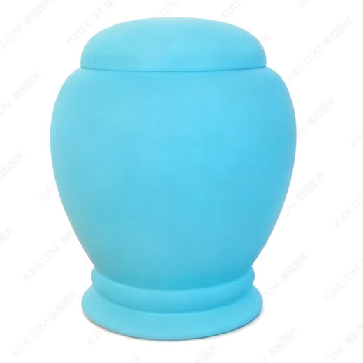 纯手工拉坯五色泥可降解紫陶小坛荷花骨灰坛骨灰罐骨灰盒寿盒 商品图0