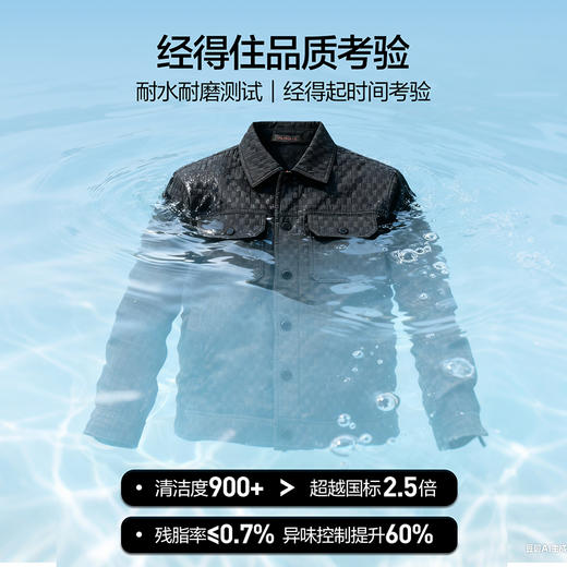 【黄金鲜羽绒】柒牌白鸭绒羽绒服外套男工装夹克休闲保暖商务男装129E71040 商品图1