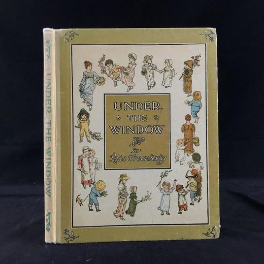 约20世纪早期 凯特·格林纳威《窗下：童画与童谣集》 数十幅精美彩色插图 精装16开 商品图0