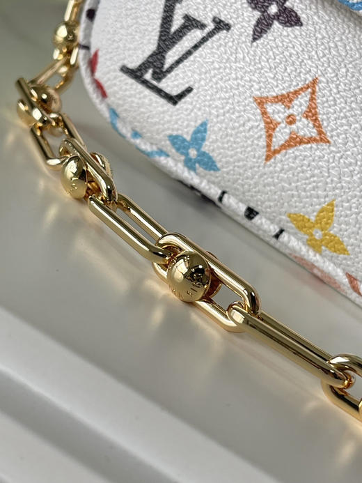 秋冬特惠💰680 原单LV M27492 尺寸：23.5×12×4.3cm CHAIN IVY 链条斜挎包 变码芯片 商品图5