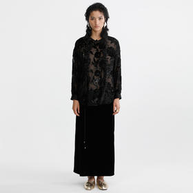 戴布拉芬丝绸上衣L29A103