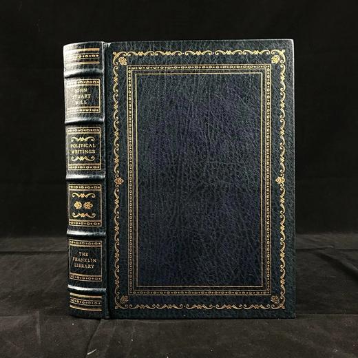 限量版！约翰・斯图尔特・密尔《政治著作集》 配插图 富兰克林图书馆豪华皮装本 商品图0