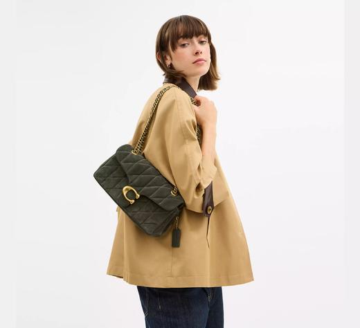 年末好折！Coach专柜款tabby26枕头包 麂皮橄榄绿只要￥3500直邮到手 商品图2