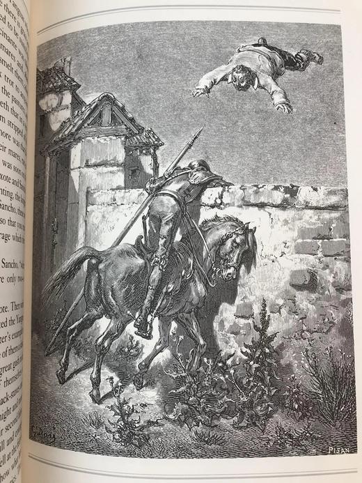 限量版！含藏书票 塞万提斯《堂吉诃德》 配多雷插图 富兰克林图书馆豪华皮装本 商品图12