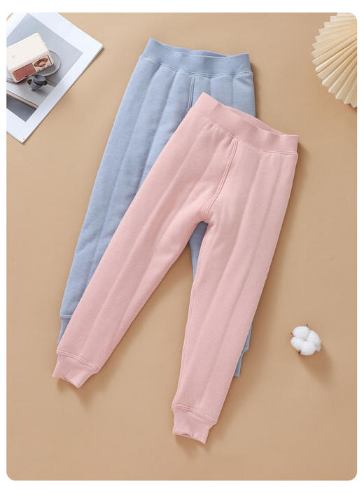 【YW】无忧购79元/2件全家系列棉裤儿童成人冬季加绒加厚保暖无痕羊毛裤子627（截单后3-5天发货） 商品图7