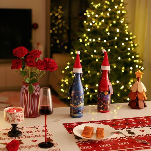 梵高星月夜·德国红绿果系甜红酒，正版授权，德国原装进口，热一热就是纯正热红酒！甜美浓郁【赠香料包&酒杯两件套】 商品图5