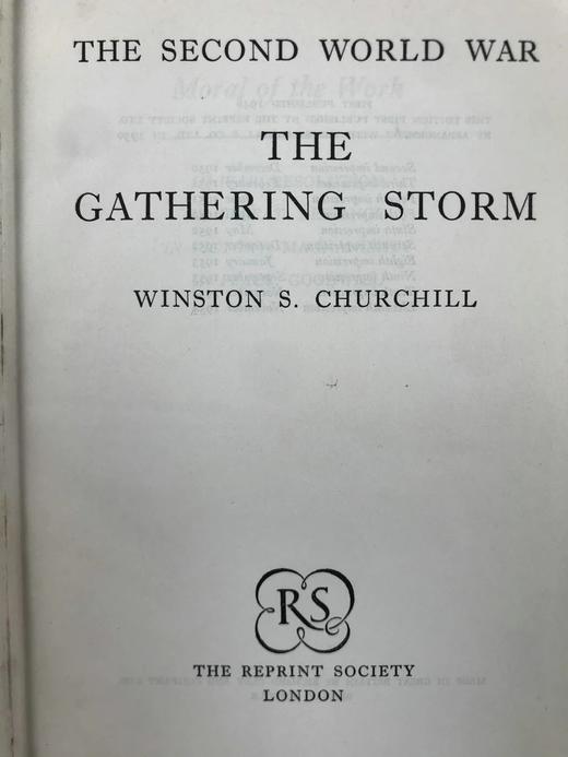 1954-1956年 丘吉尔历史巨著《二战回忆录》（全6卷） 精装32开 商品图3