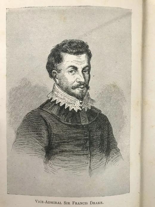 1900年 西班牙无敌舰队的故事 17幅插图 全真皮精装64开 商品图3