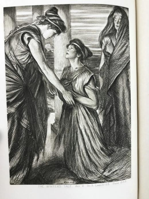 工坊特装本！1911年 莎士比亚喜剧集 配插图 真皮精装32开 商品图4