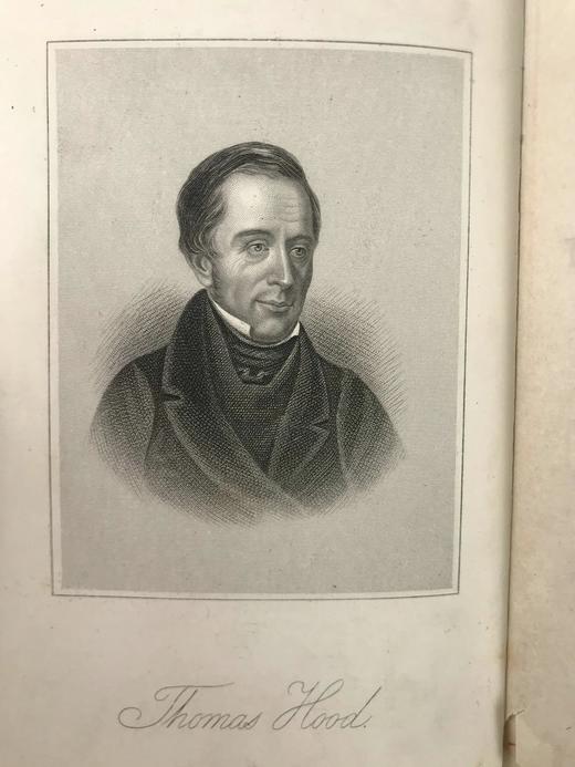 约1880年代 托马斯·胡德诗集 配多幅插图 全真皮精装36开 商品图3