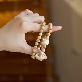 【奶香木醒狮双圈手串】敦煌福泽奶香木双圈手串 醒狮款民族风男女同款手串