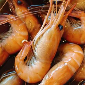 [屁侠推荐]爬得快 花雕罗氏虾  肉质鲜甜嫩而不柴的罗氏虾 300g*3盒