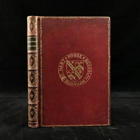 工坊特装本！1893年 自然的奇迹：异国奇景图录 21幅版画插图 全真皮精装64开