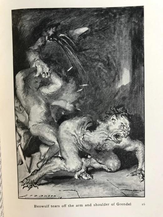 1912年 不列颠民族英雄神话与传说 64幅全页插图 漆布精装32开 商品图8