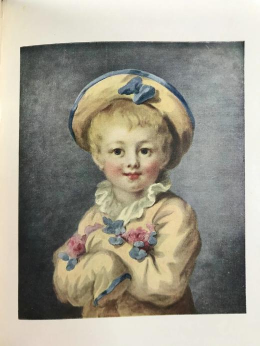 约20世纪早期 夏尔丹与弗拉戈纳尔传 16幅彩色插图 全真皮精装32开 商品图14