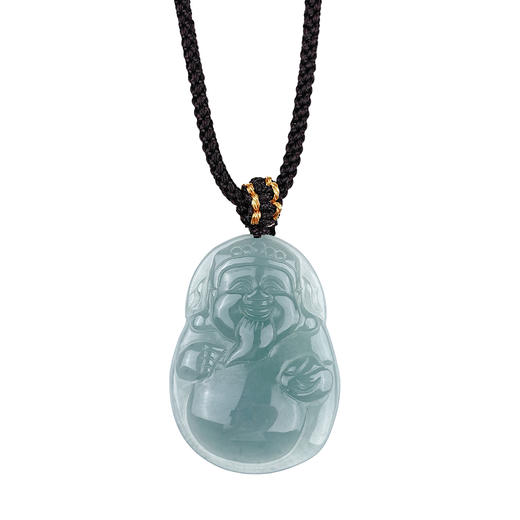 翡翠cai神吊坠天然正品A货玉坠复古国风挂件小众精致 商品图4