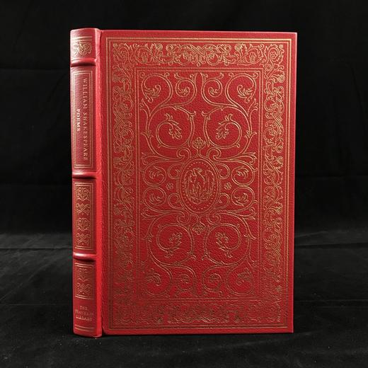 限量版！含藏书票 威廉・莎士比亚《威廉・莎士比亚诗集》  配插图 富兰克林图书馆豪华皮装本 商品图0